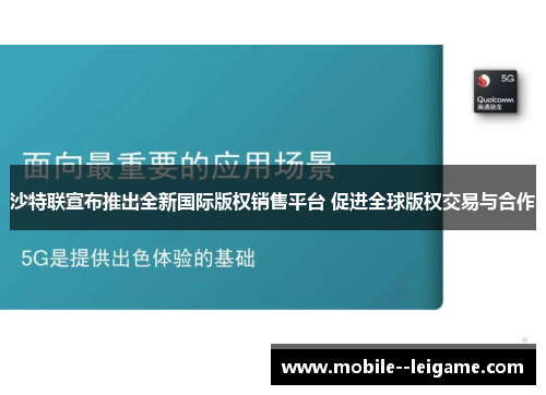 沙特联宣布推出全新国际版权销售平台 促进全球版权交易与合作 沙特联宣布推出全新国际版权销售平台 促进全球版权交易与合作